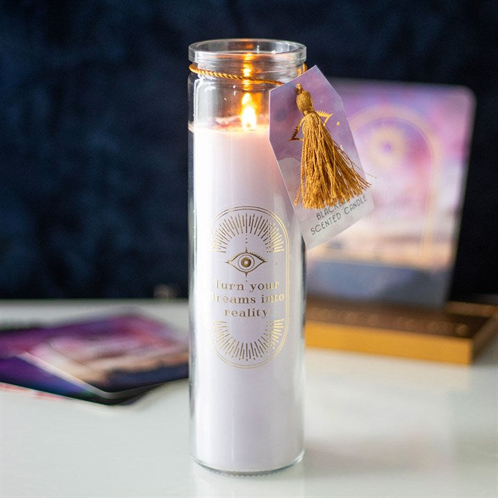 Blackberry & Amethyst Tube Candle – Calm Clarity for Dream Manifestation