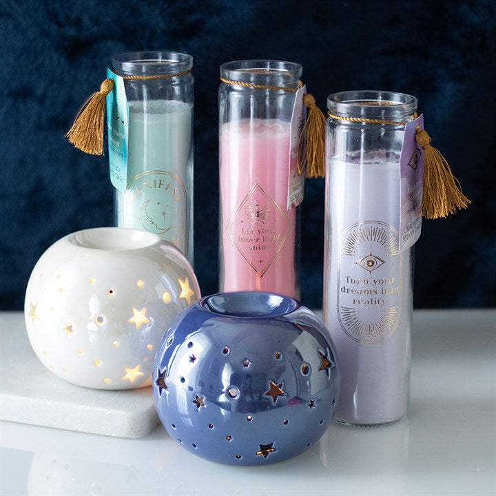 Blackberry & Amethyst Tube Candle – Calm Clarity for Dream Manifestation