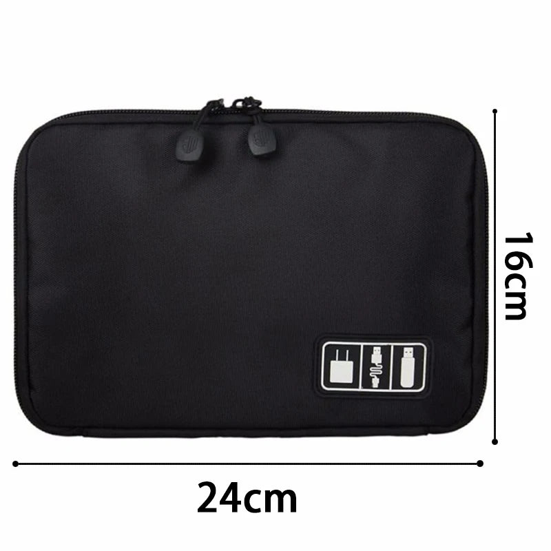 Urban Prepper Tech Organizer – Waterproof Cable & Gear Storage Bag