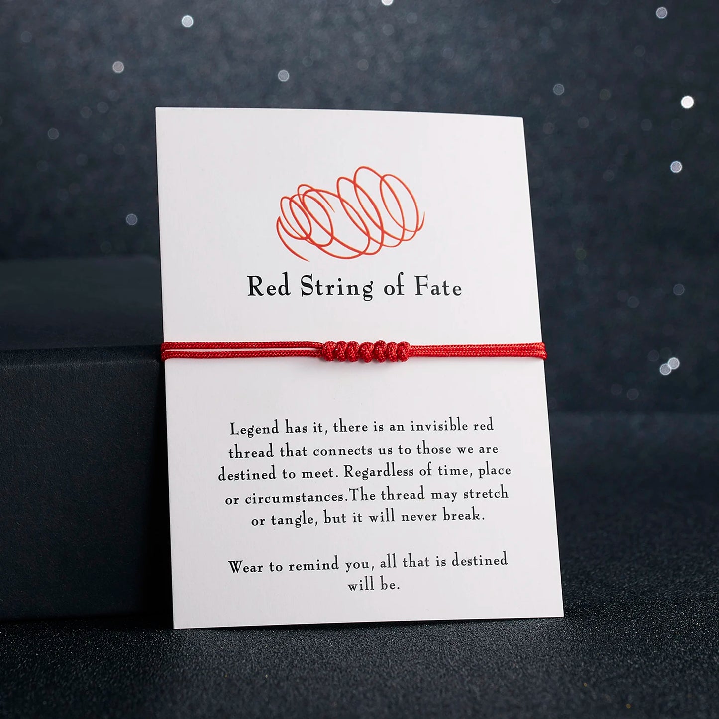 Red String of Fate Protection Bracelet