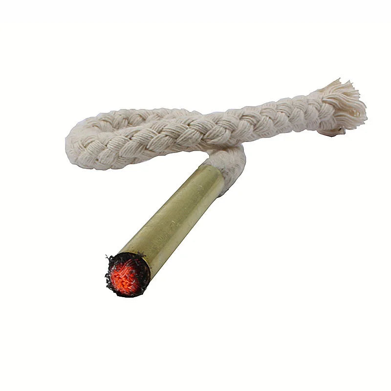Traditional Flint & Steel Fire Starter Kit – Emergency Fire-Making Tool with Cotton Rope & Char Cloth