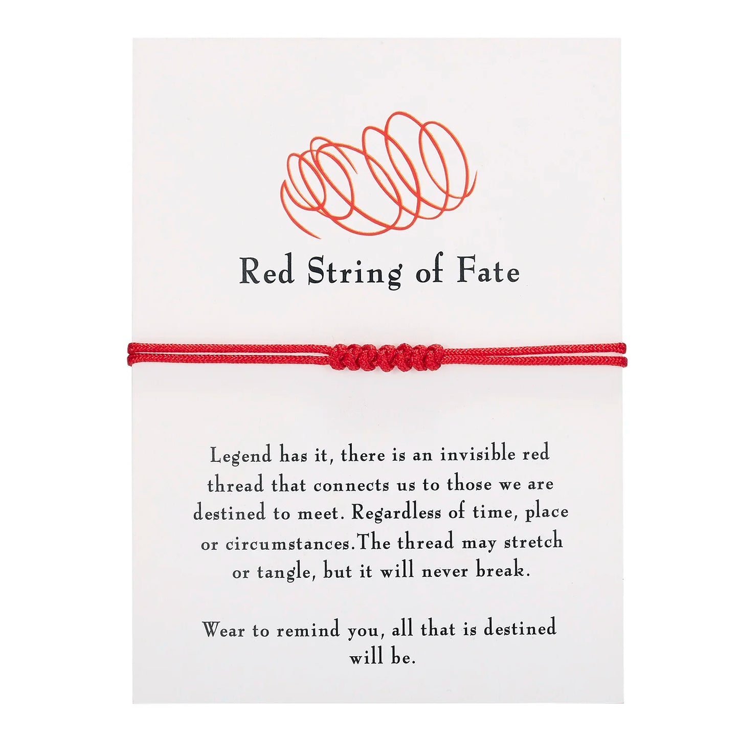 Red String of Fate Protection Bracelet