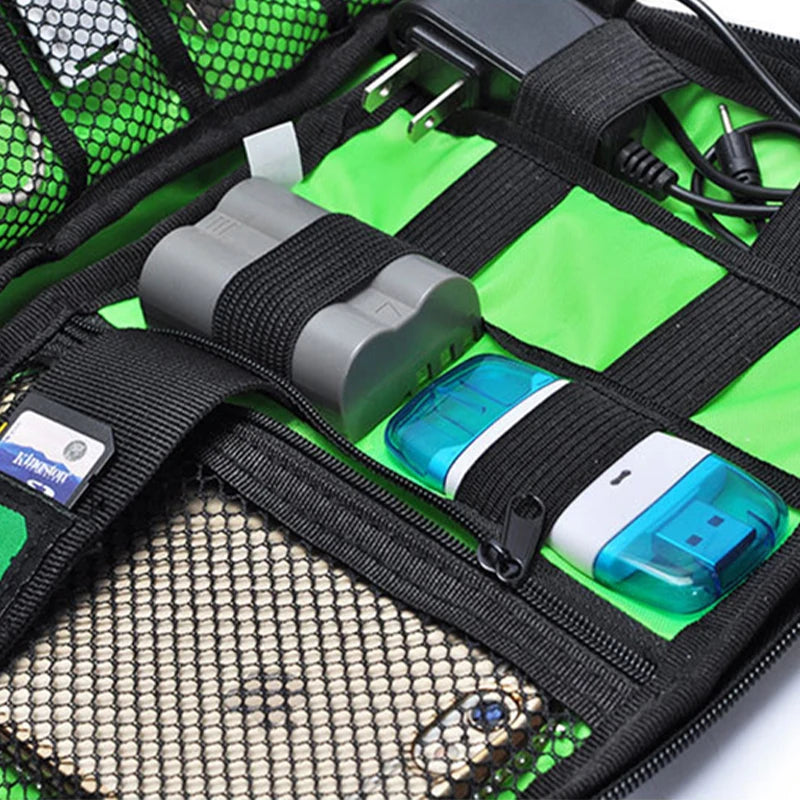 Urban Prepper Tech Organizer – Waterproof Cable & Gear Storage Bag