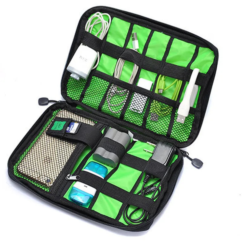 Urban Prepper Tech Organizer – Waterproof Cable & Gear Storage Bag