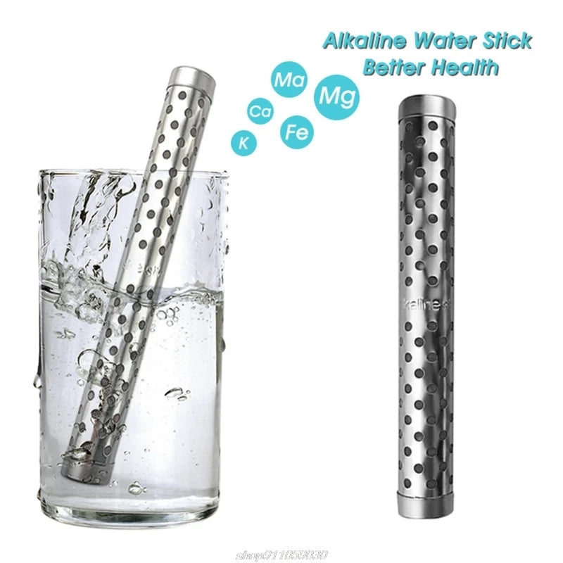 Portable Alkaline Water Filter Stick – Hydrogen Mineral Ionizer for pH Balance & Purification