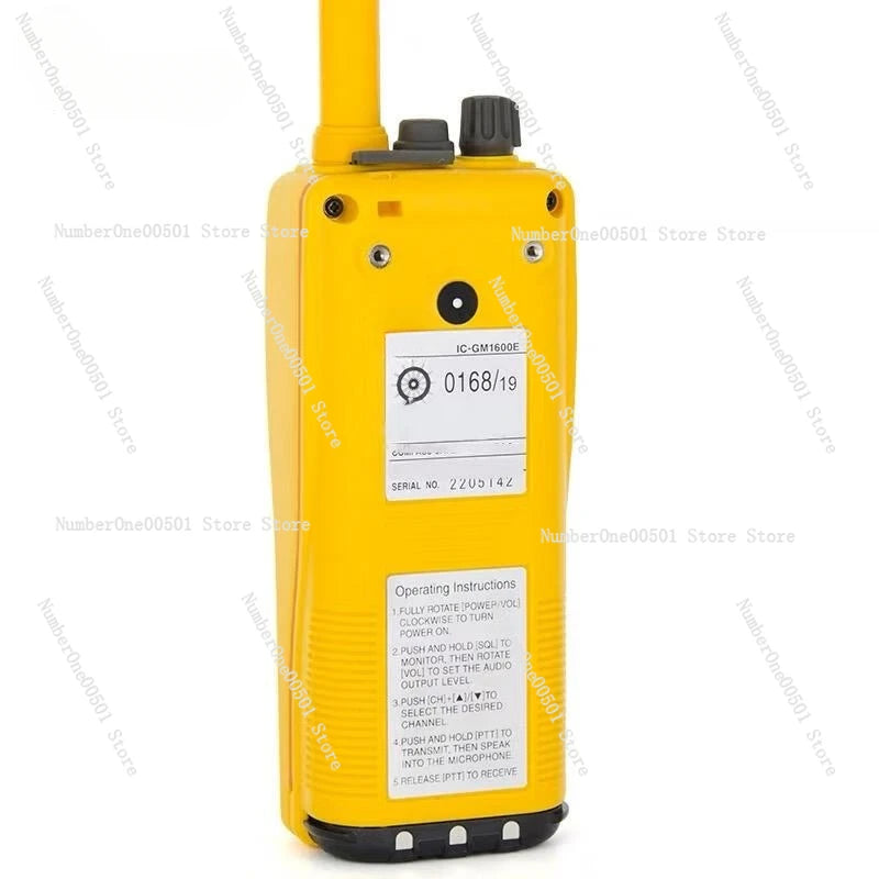 IC-GM1600E GMDSS Maritime Emergency Radio – Lifeboat-Grade Handheld Two-Way