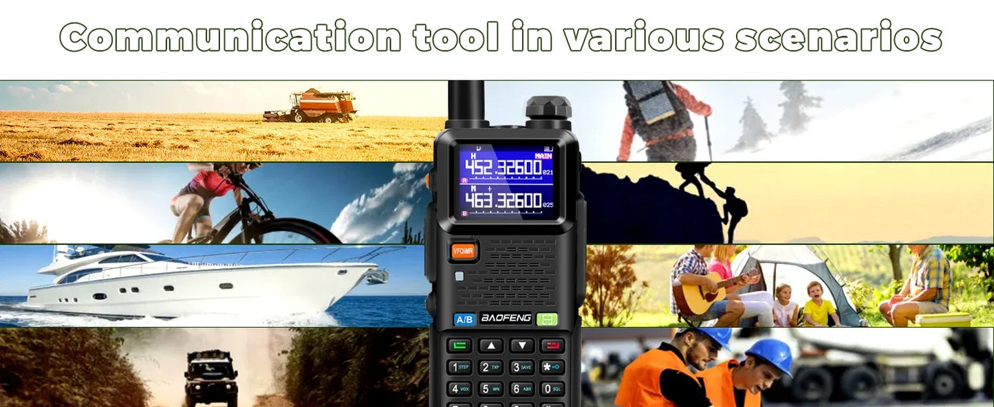 📡 BAOFENG UV-5RM 10W Handheld Multi-Band Ham Radio