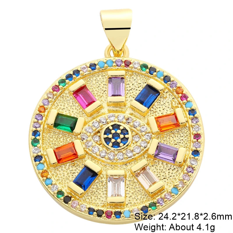 18K Gold-Plated Hamsa & Evil Eye Protection Charms