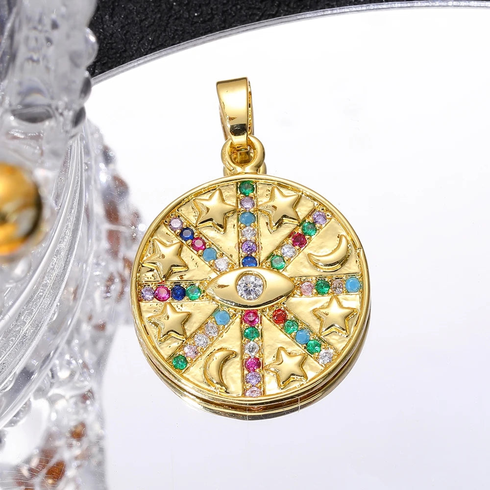 18K Gold-Plated Hamsa & Evil Eye Protection Charms