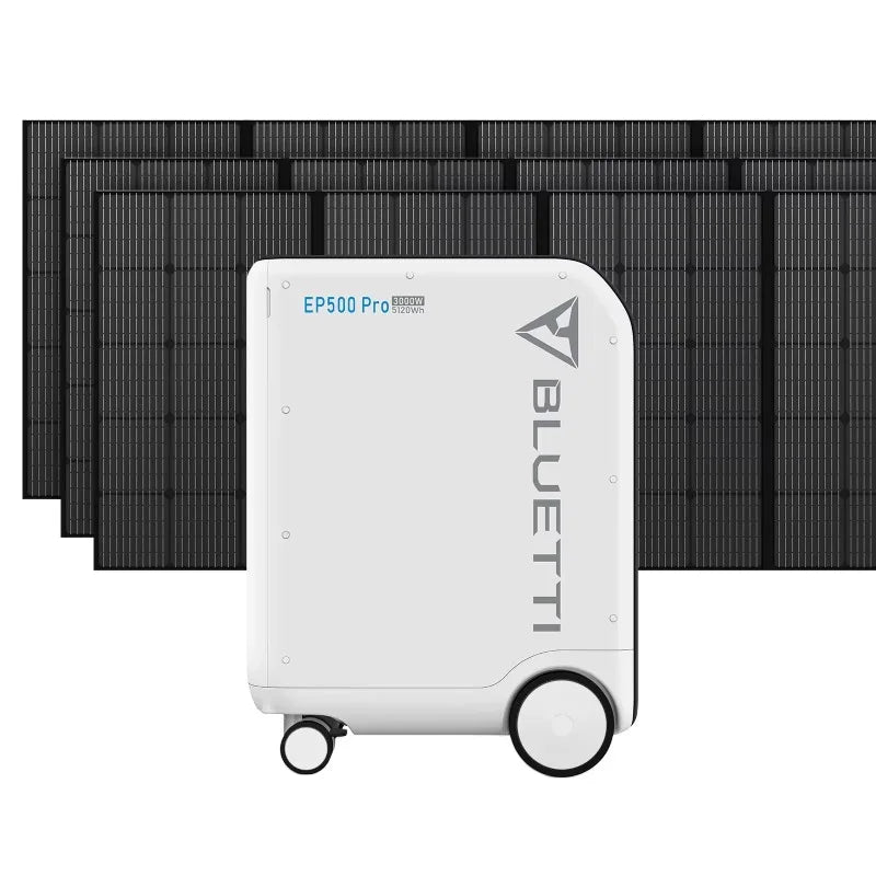 Bluetti EP500Pro+PV350 Car Solar Energy Power Station 5000w Solar Panels for Camping