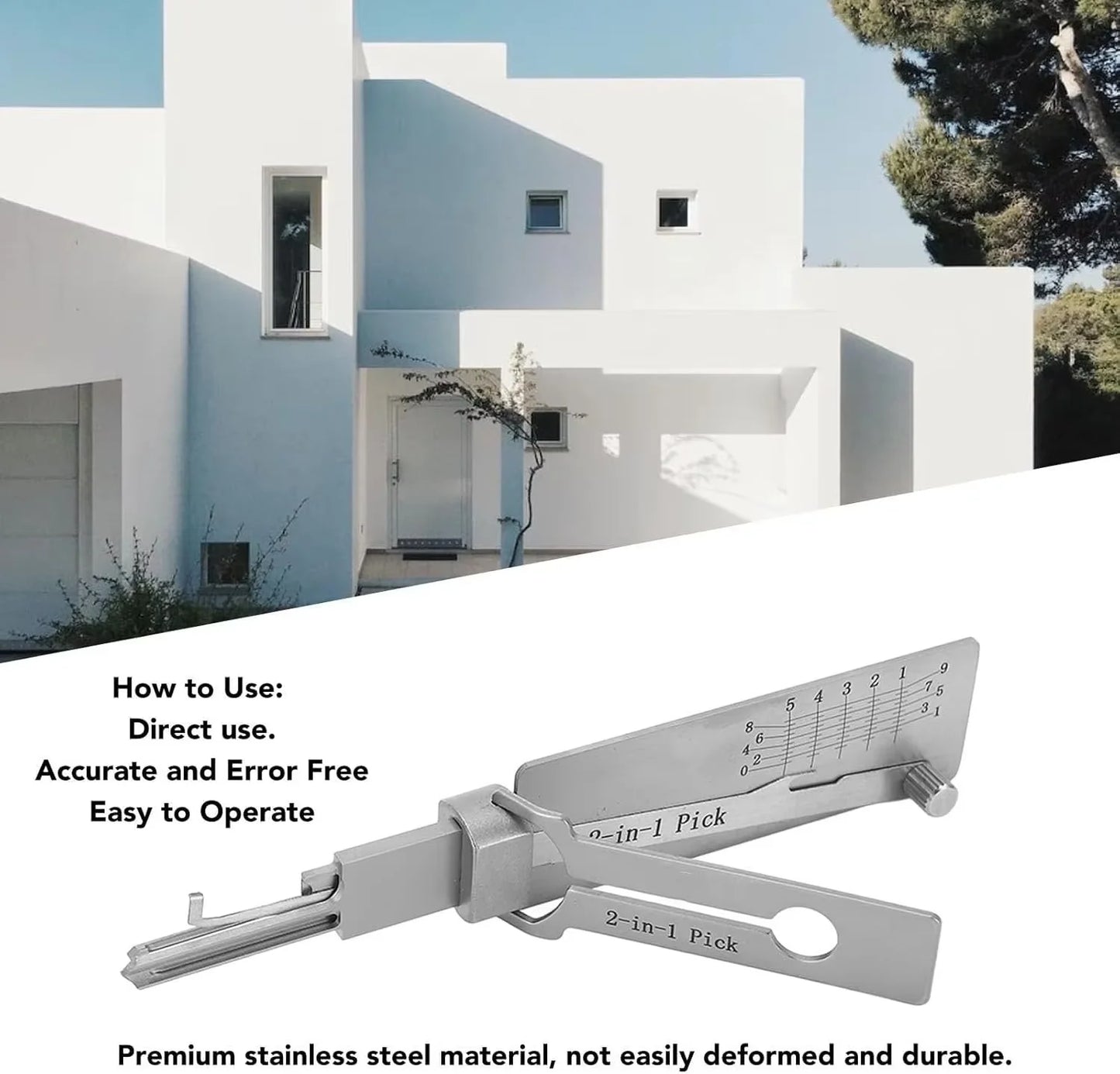 Urban Survival Key Decoder & Precision Hook Tool