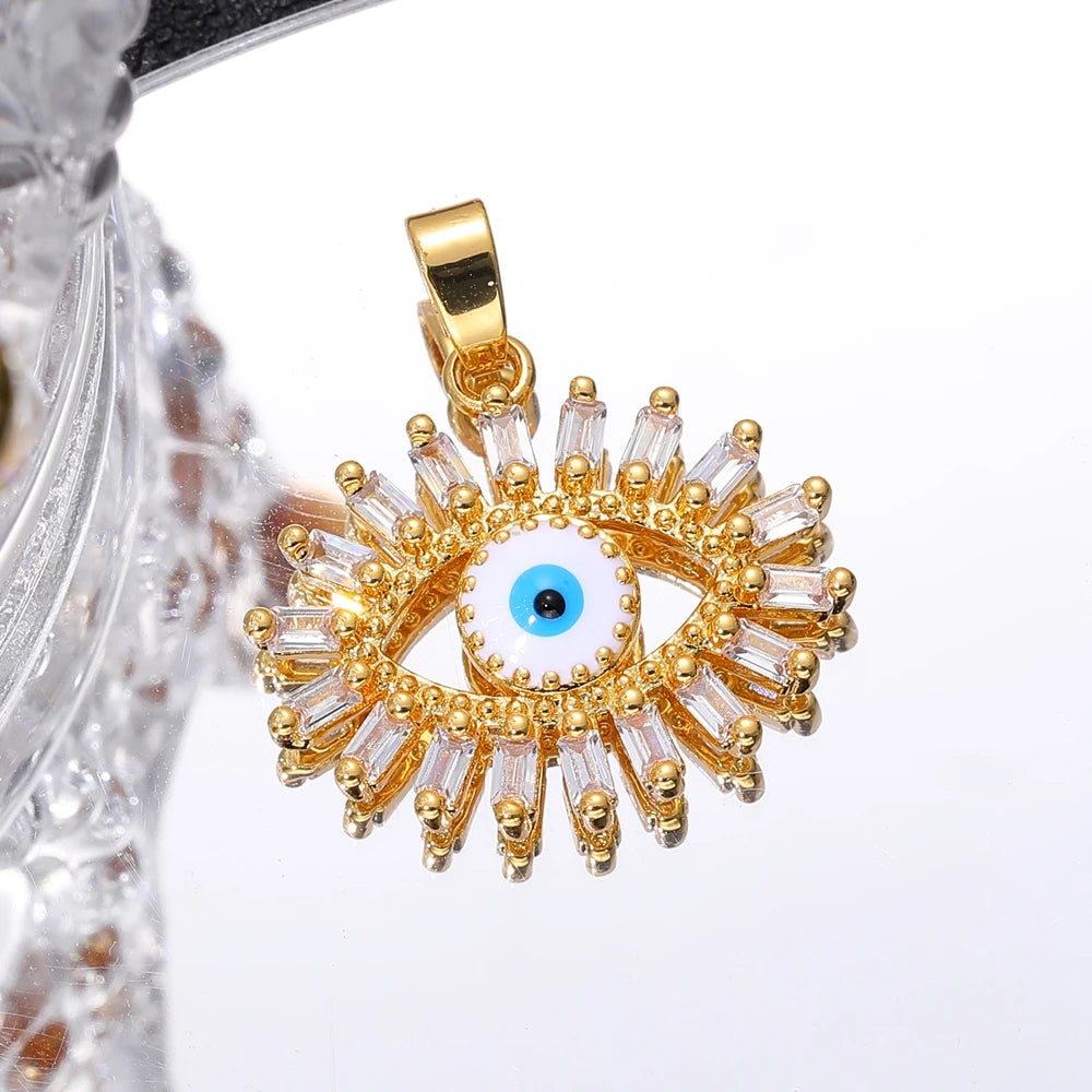 18K Gold-Plated Hamsa & Evil Eye Protection Charms
