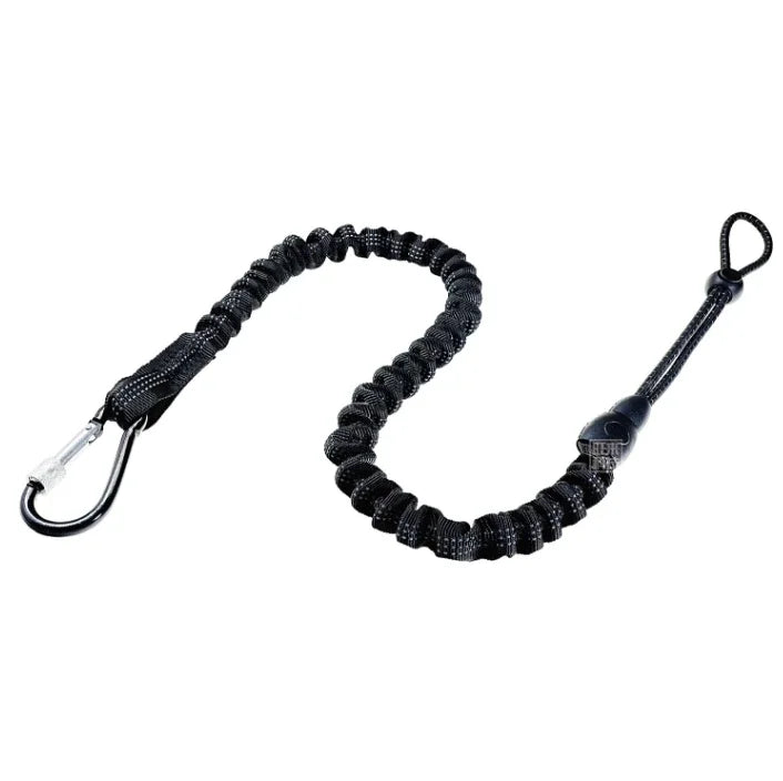 Anti-Fall Safety Bungee Lanyard with Carabiner – Urban Survival & Climbing Security Tool