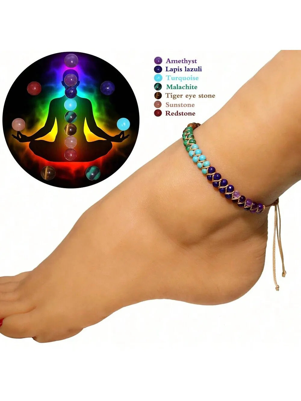 Chakra Anklet | Grounded Ascension