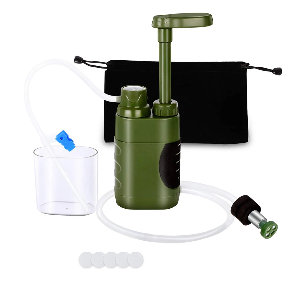 5,000L Outdoor Water Purification Straw – Rapid Flow Survival Filter for Emergencies, Camping & Preparedness