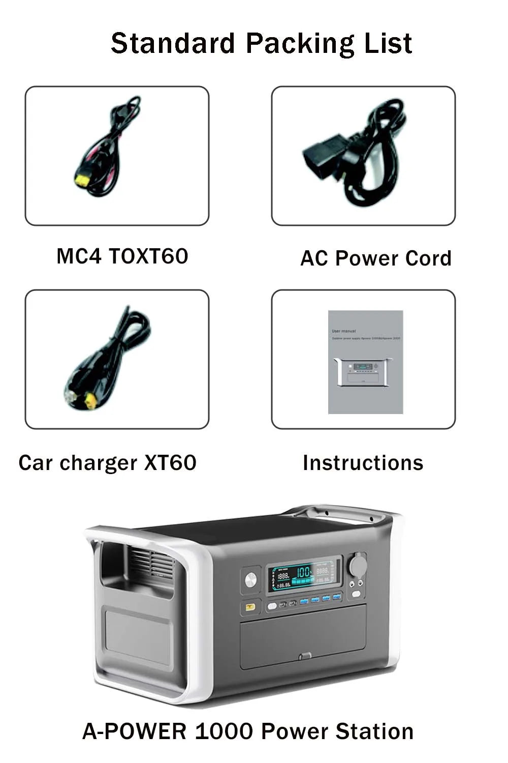CTOLITY 1800W Portable Power Station – Reliable Energy for Outdoor Adventures and Emergency Preparedness