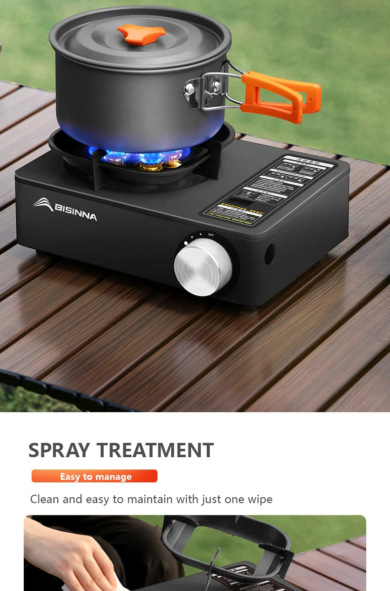 BISINNA 5800W Camping Gas Stove – High-Power Outdoor Cooking