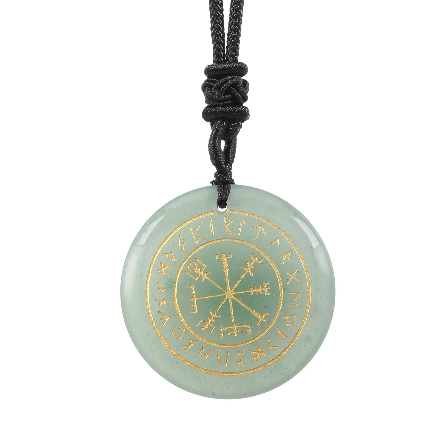 Vegvisir Rune Pendant | The Viking's Crystal Compass