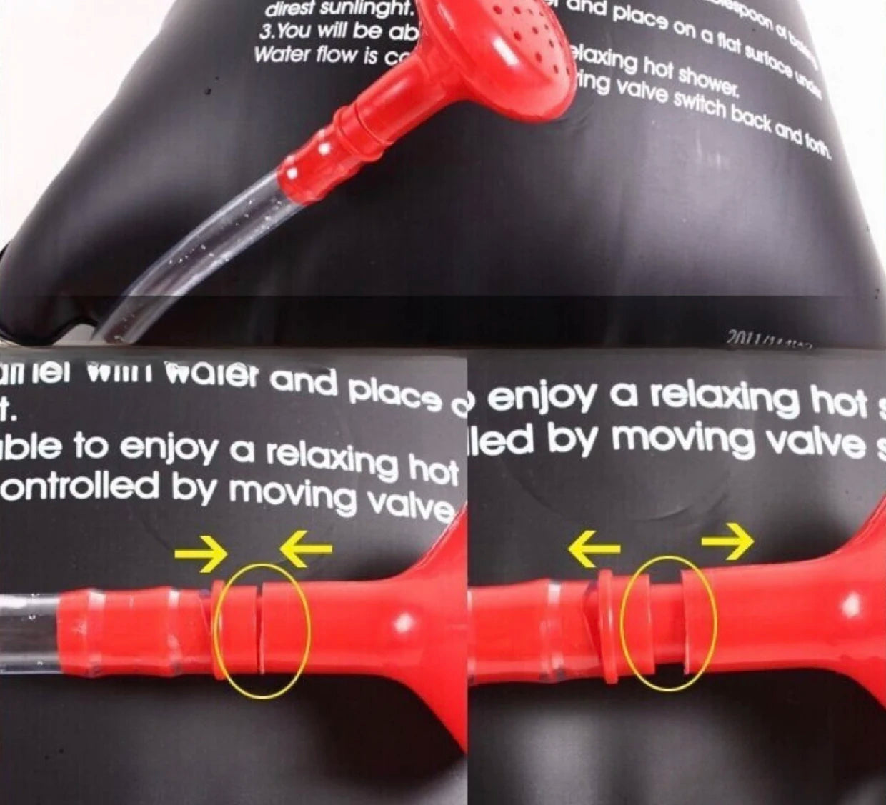 20L/40L Solar Shower Bag