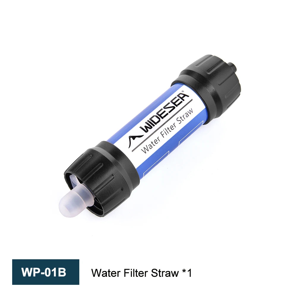 Widesea 0.01 Micron Survival Straw – Portable Outdoor Water Filter for Camping, Travel, and Emergency Use