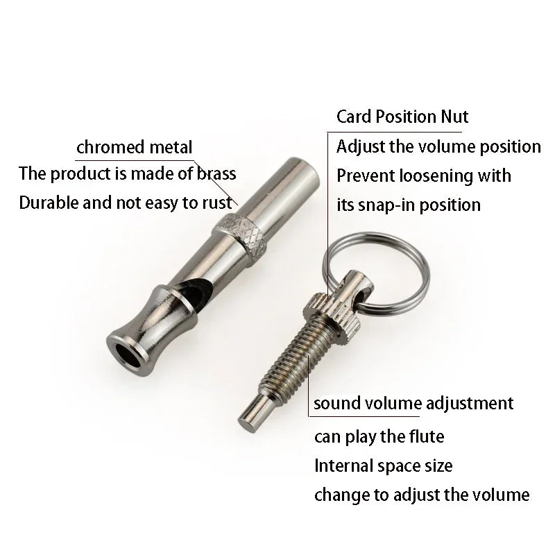Stainless Steel Dog Whistle – Humane & Effective Dog Deterrent for Bark Control