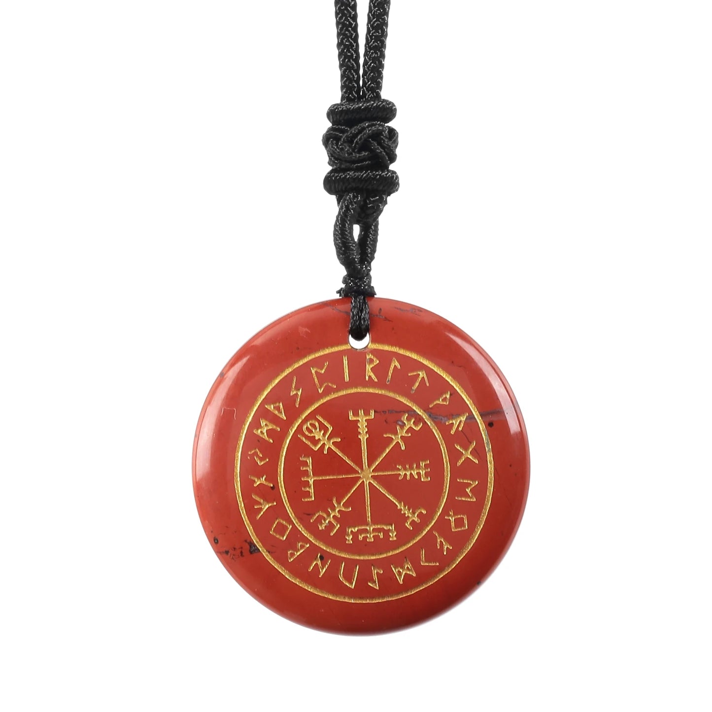 Vegvisir Rune Pendant | The Viking's Crystal Compass