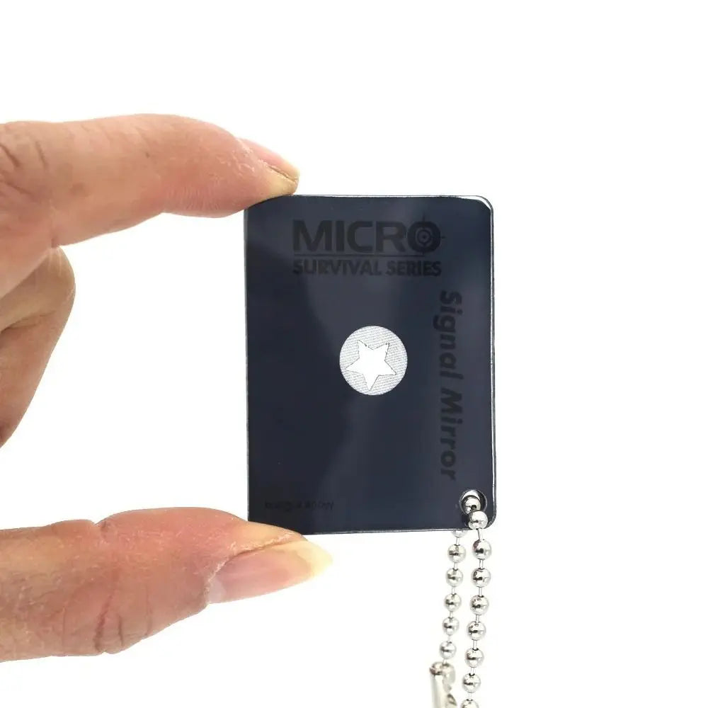 Emergency Signal Mirror – Compact Survival Tool for Outdoor & Urban Rescues