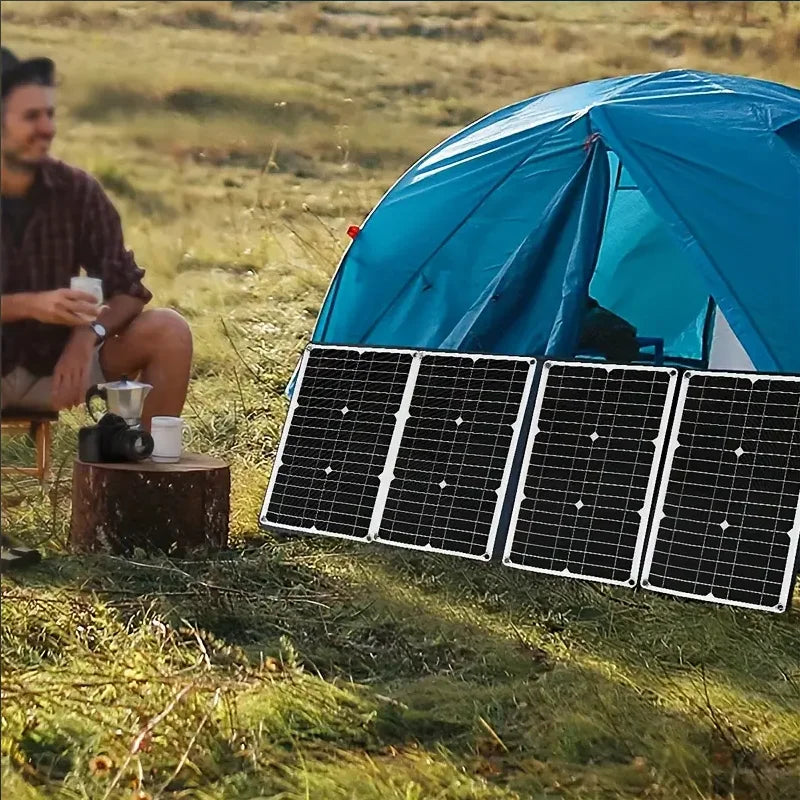 ☀️ 1200W Solar Panel Charger – 12V Dual USB with Optional 10A–100A Controller
