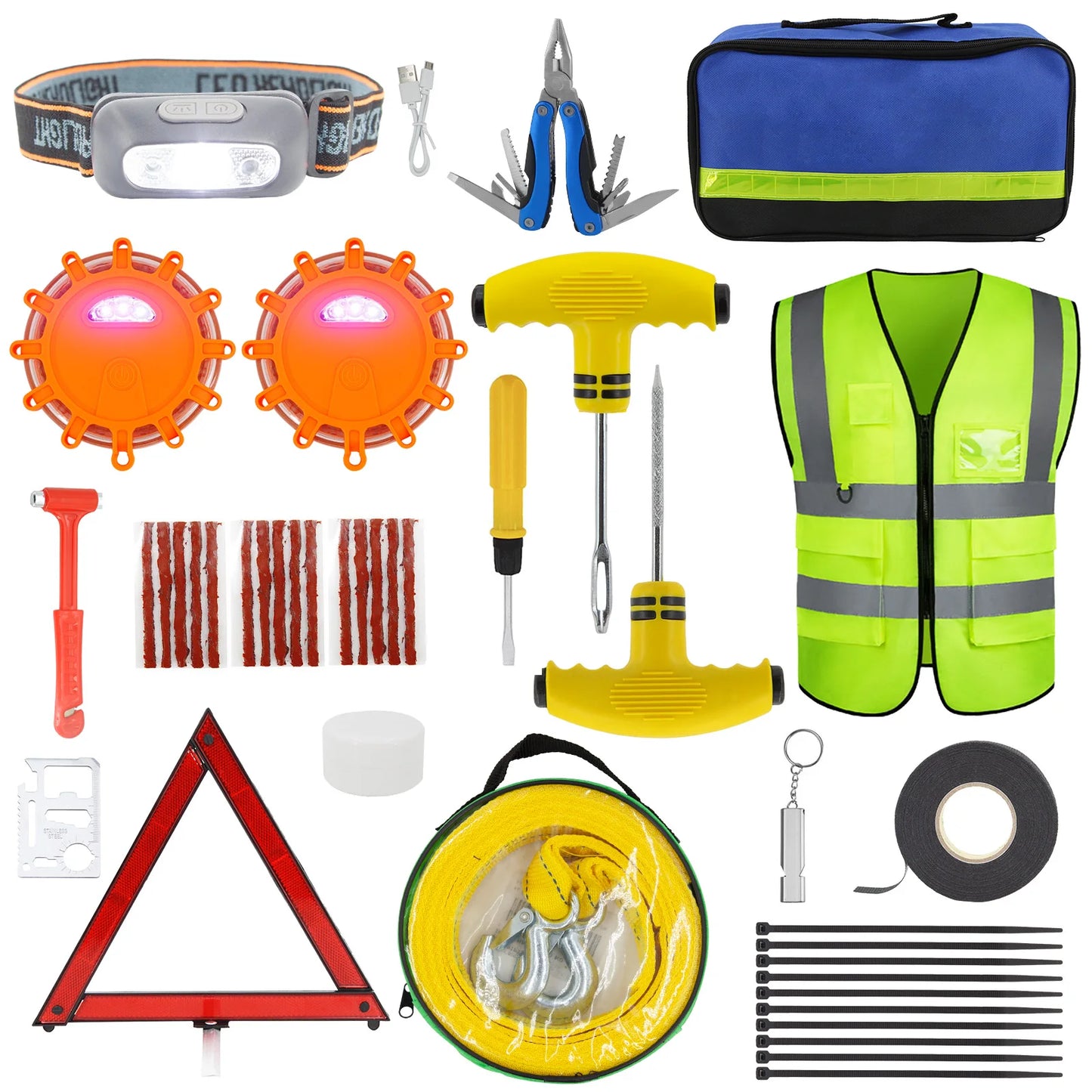 Ultimate Car Emergency Roadside Assistance Kit
