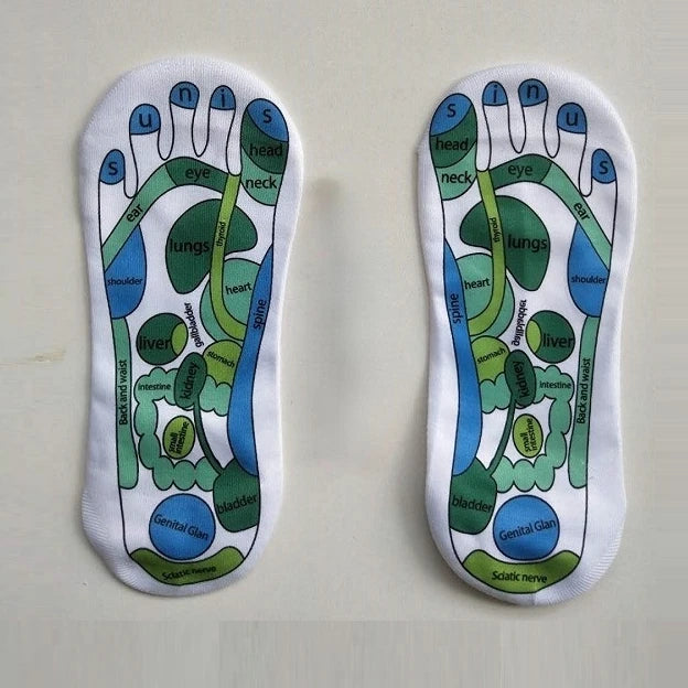 Reflexology Mapping Socks | The Body's Hidden Control Panel