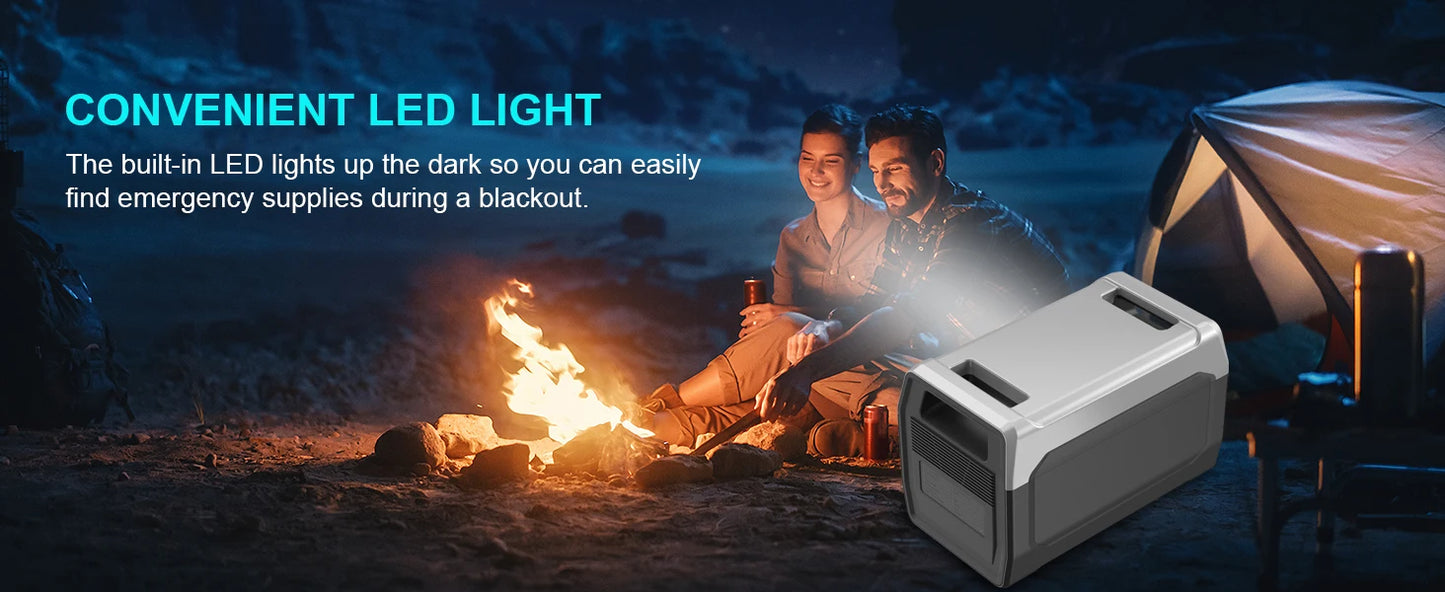 CTOLITY 1800W Portable Power Station – Reliable Energy for Outdoor Adventures and Emergency Preparedness