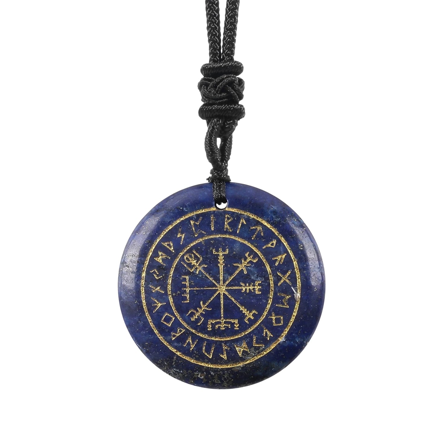 Vegvisir Rune Pendant | The Viking's Crystal Compass