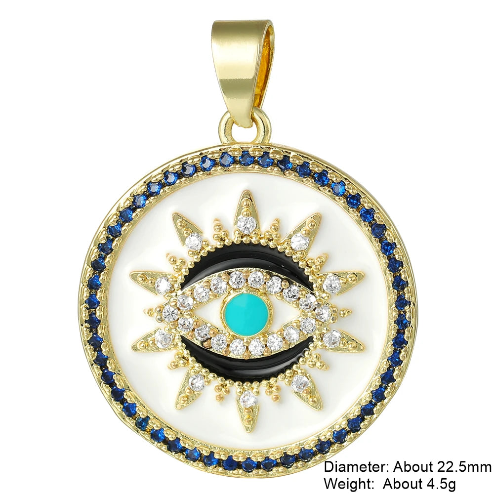 18K Gold-Plated Hamsa & Evil Eye Protection Charms
