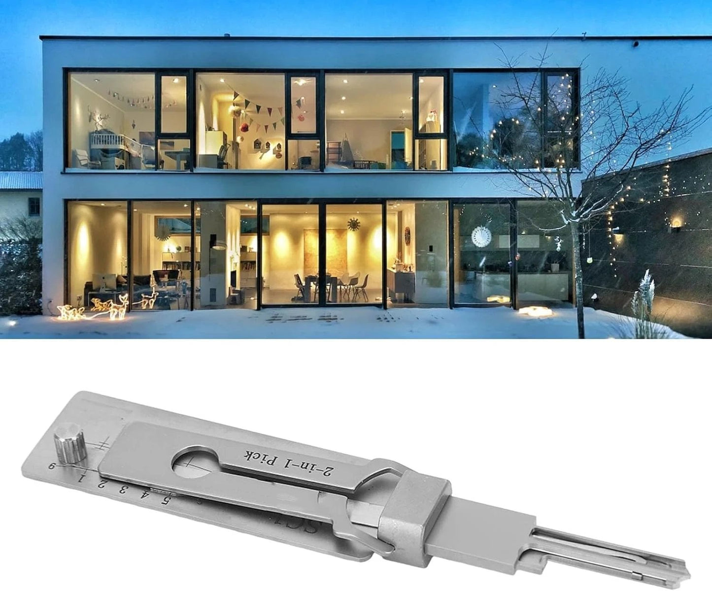 Urban Survival Key Decoder & Precision Hook Tool