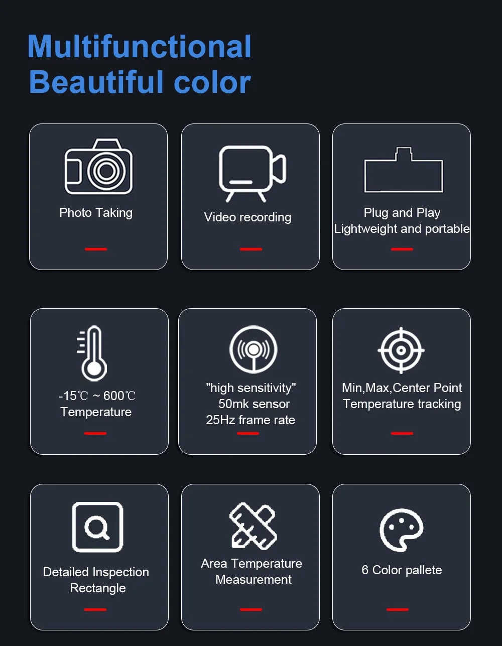 TOOLTOP T7 Mini Thermal Imager – Precision Heat Detection in Your Pocket