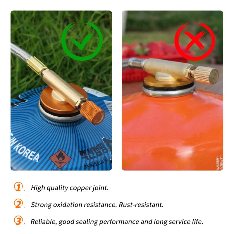 Tarka 3-Head Gas Stove – High-Power, Portable Camping Burner