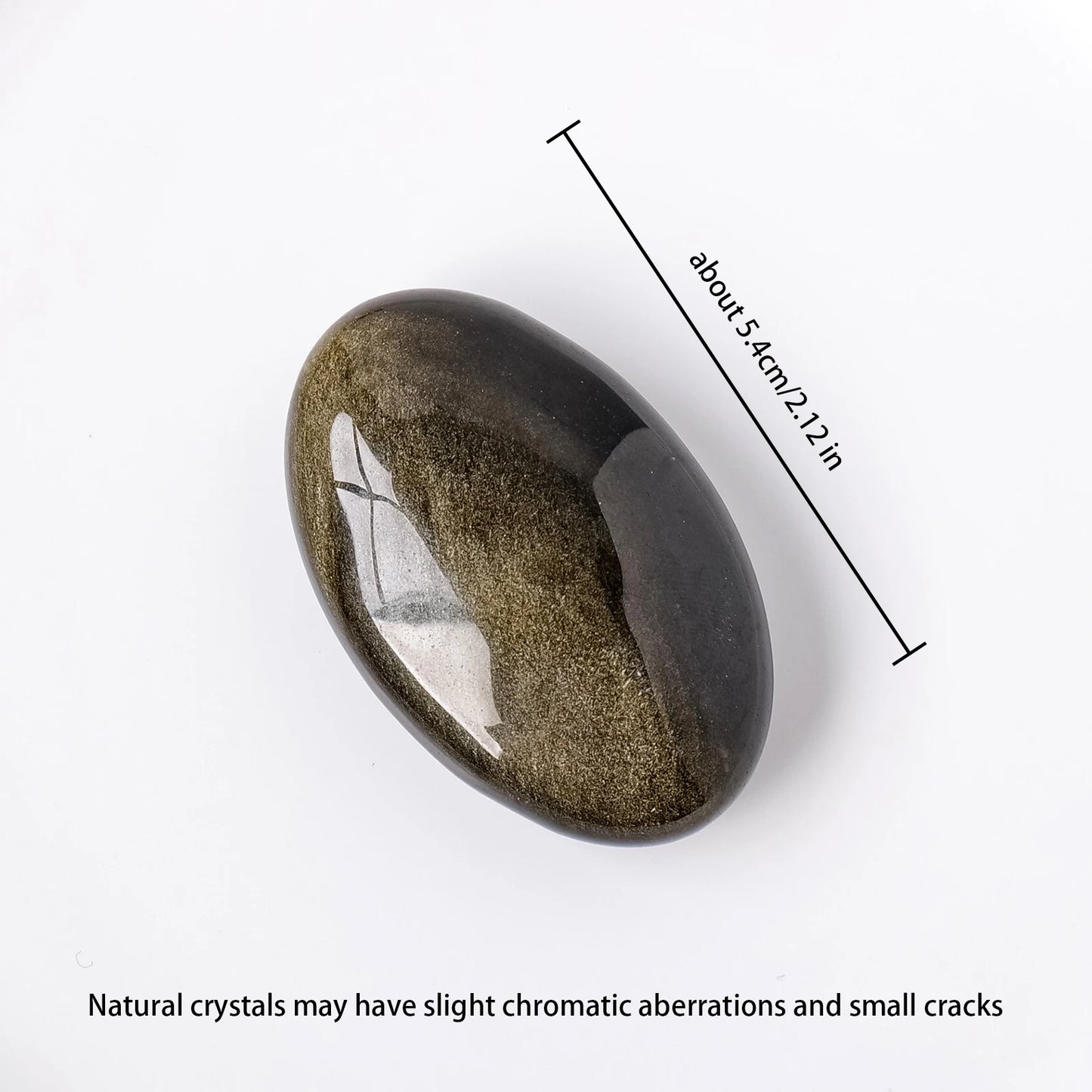 Golden Obsidian Palm Stone | Molten Sun Amulet