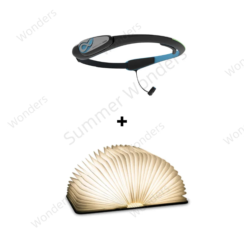 Brainwave Book Lamp with Brainlink EEG Headband – Mind-Controlled Light for Meditation & Focus