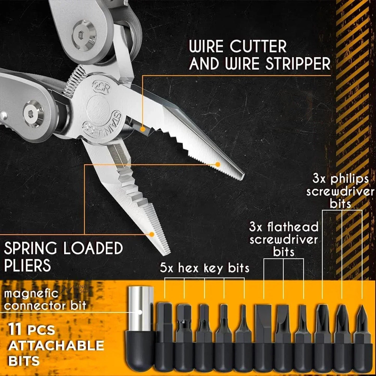 24-in-1 Tactical Multitool – The Ultimate Survival & Repair Companion