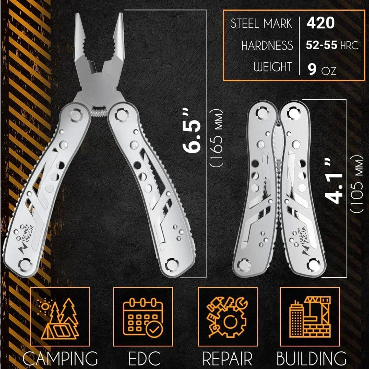 24-in-1 Tactical Multitool – The Ultimate Survival & Repair Companion