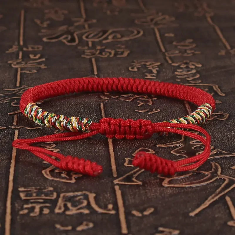 Tibetan Buddhist Lucky Bracelet – King Kong Knot Protection & Energy Balance
