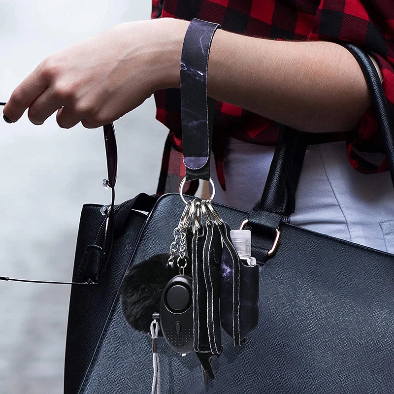 Personal Safety Survival Women Alarm Set Emergency Protection Safety defense Keychain Alarm with windows breaker