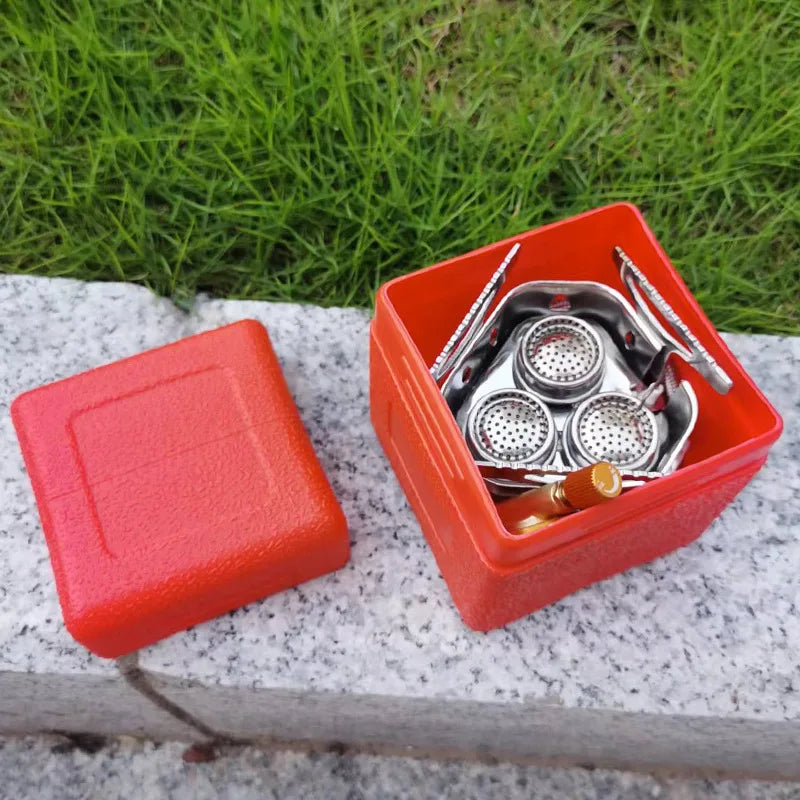Tarka 3-Head Gas Stove – High-Power, Portable Camping Burner