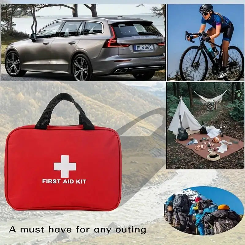 Tirol 184-Piece Multi-Purpose First Aid Kit – Comprehensive Emergency Medical Supplies for Outdoor and Home Use