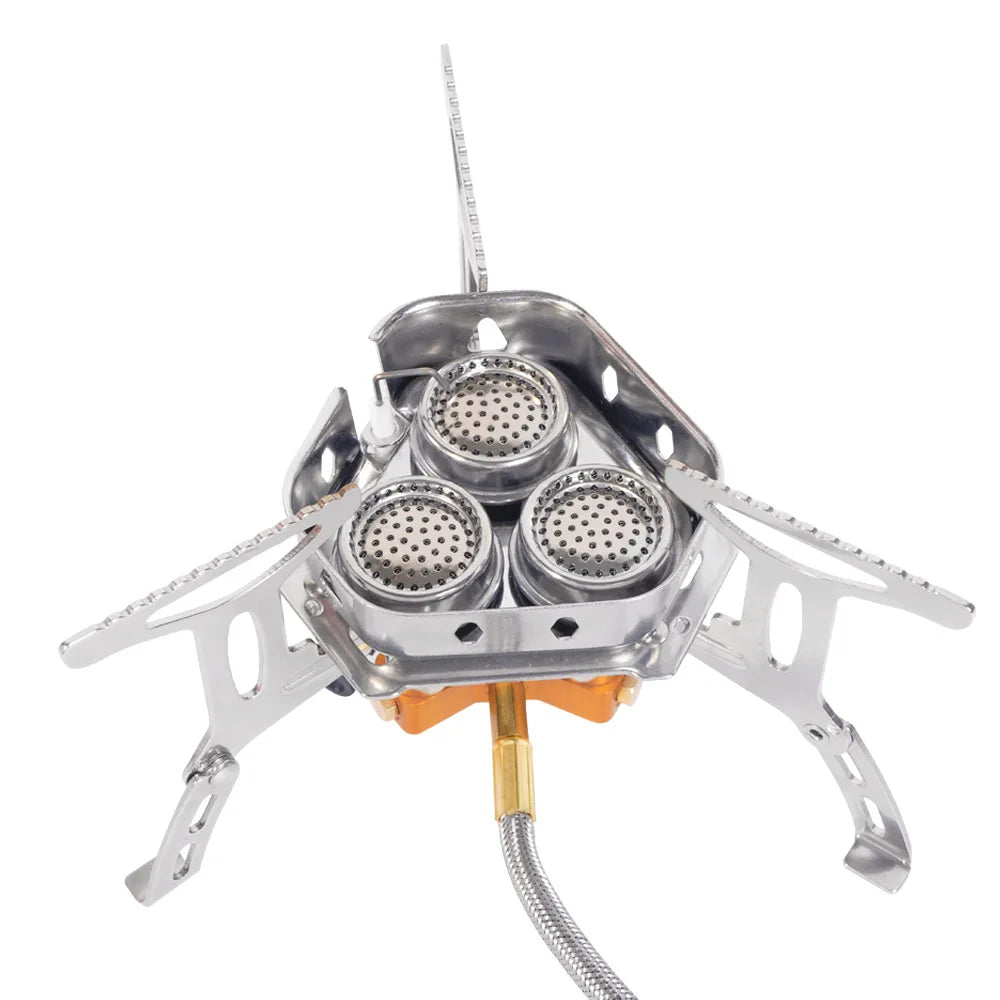 Tarka 3-Head Gas Stove – High-Power, Portable Camping Burner