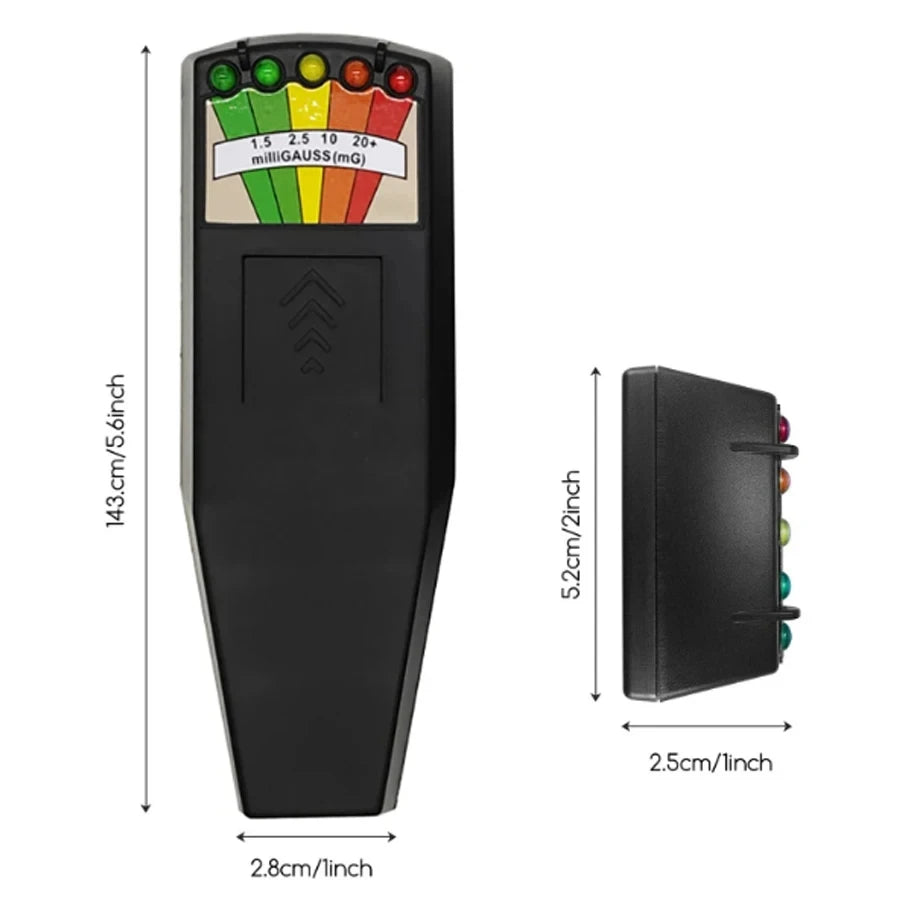 5-LED EMF Meter – Professional Magnetic Field Detector for Ghost Hunting & Paranormal Research