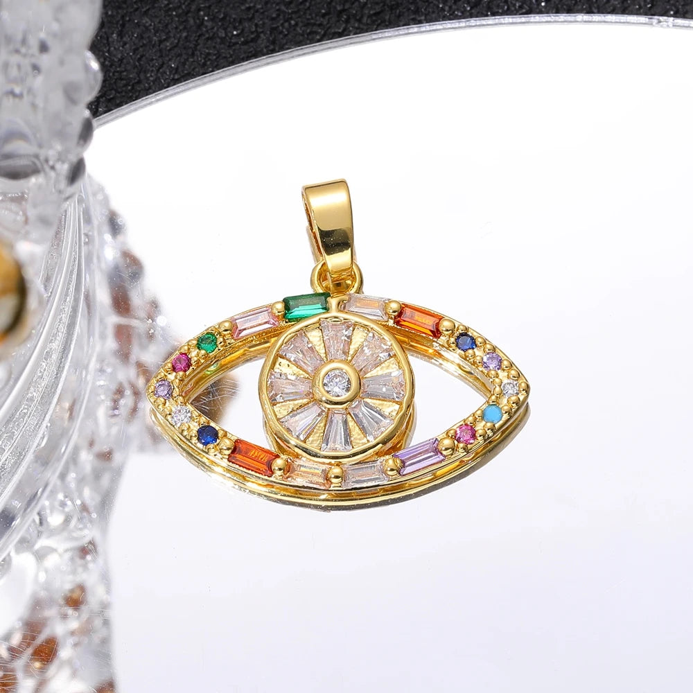 18K Gold-Plated Hamsa & Evil Eye Protection Charms
