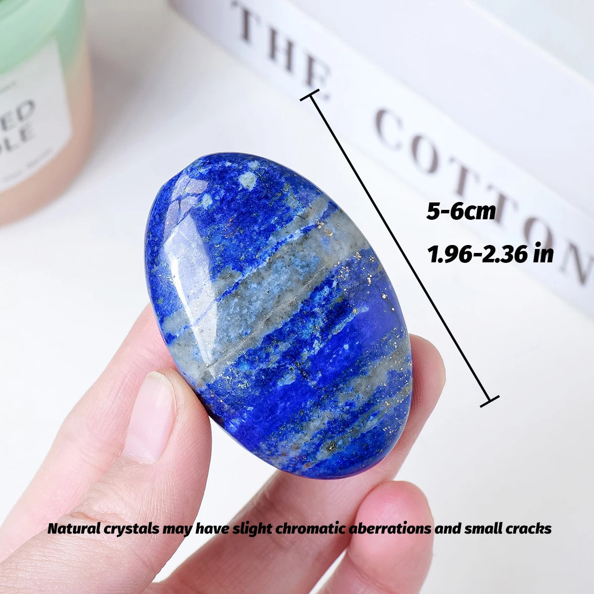 Lapis Lazuli Palm Stone | Pharaoh's Truth-Keeper