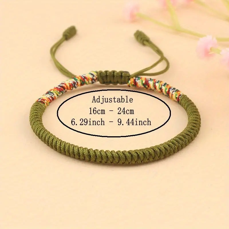 Tibetan Buddhist Lucky Bracelet – King Kong Knot Protection & Energy Balance