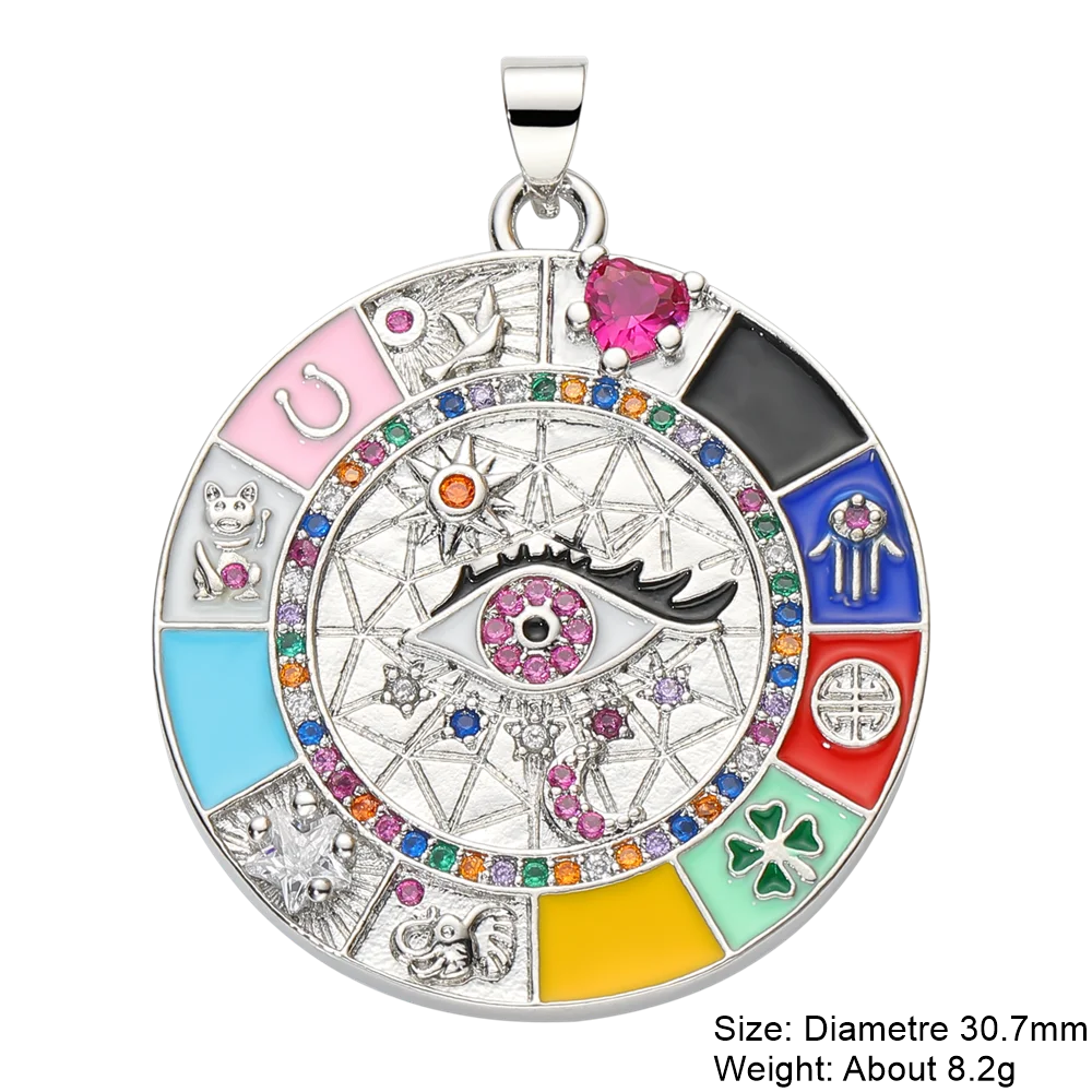 18K Gold-Plated Hamsa & Evil Eye Protection Charms